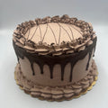 Chocolate cake with dulce de leche