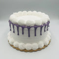 Lemon cake with blueberry filling