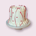 Heart cake 6" tall