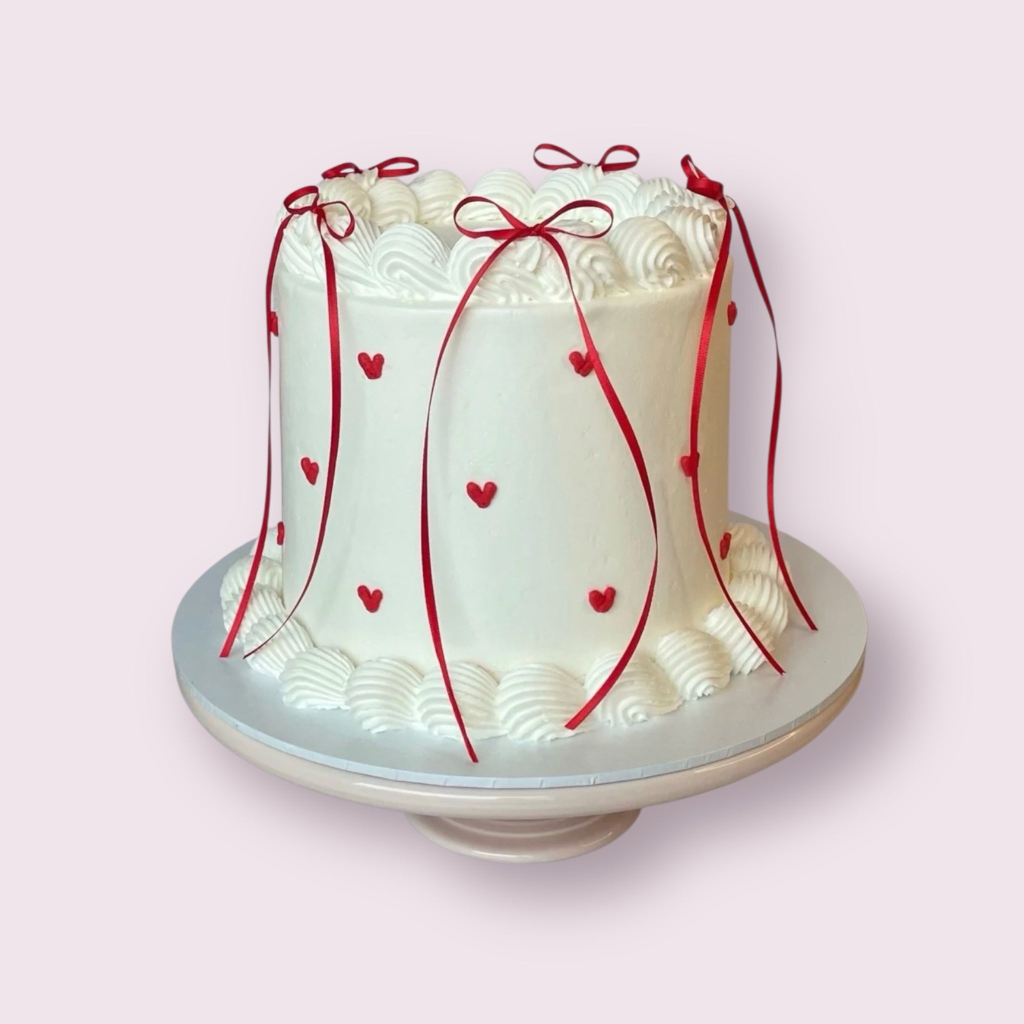 Heart cake 6" tall